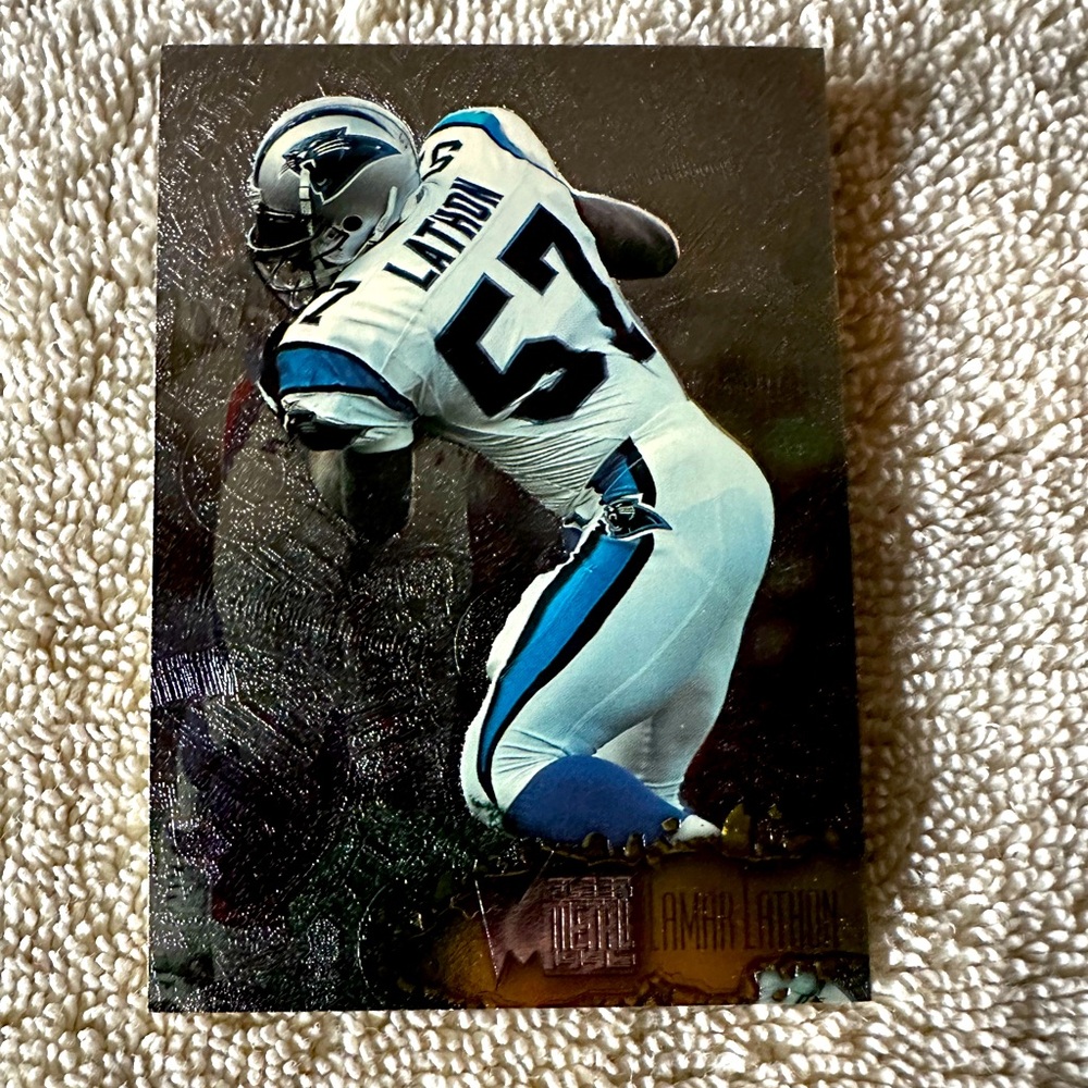 Lamar Lathon 1996 Fleer Metal Trading Card